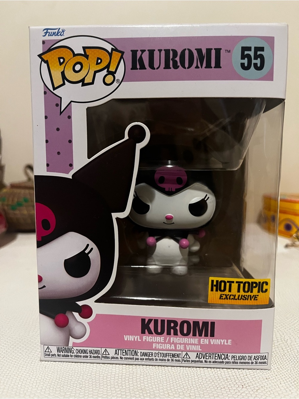 Sanrio Kuromi Pop! Vinyl Figure – Black, White & Pink
